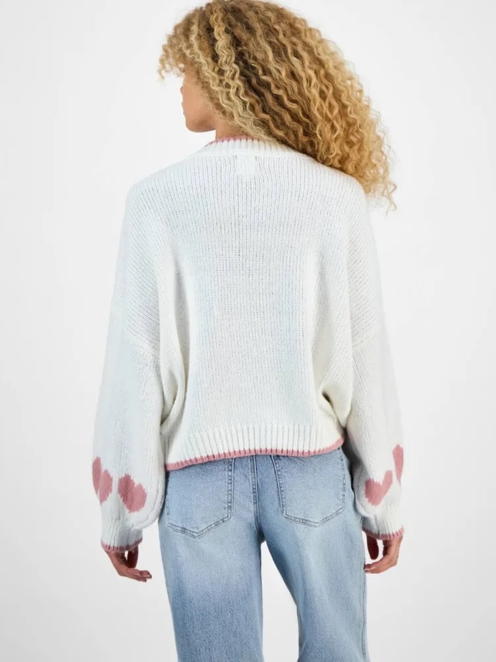Hippie Rose Heart Sweater - Picture 3 of 3